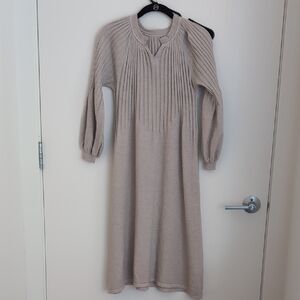 Comfy Beige Dress